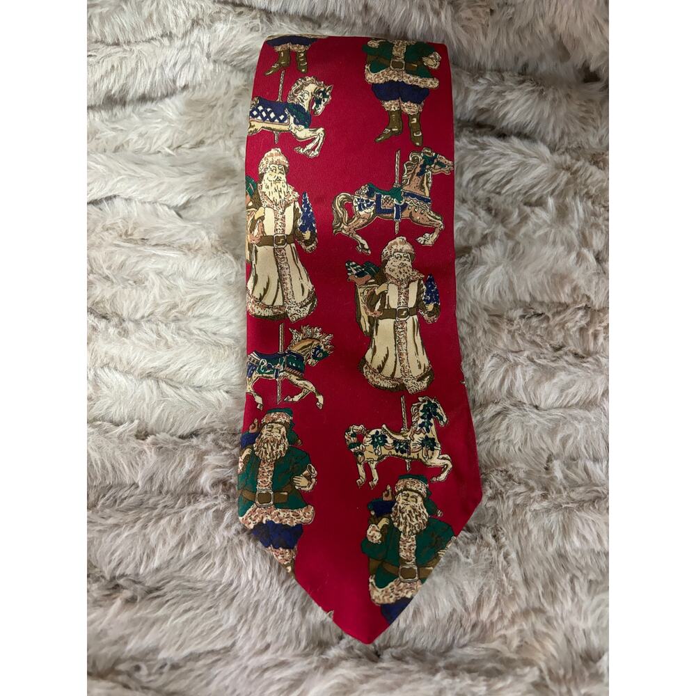Vintage Robert Talbott for Frank Stella Christmass Tie